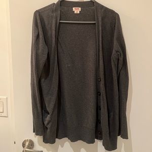 Oversized Grey Cardigan